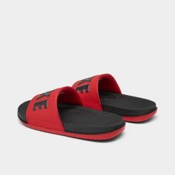 Men's Nike Offcourt Slide Sandals Black/University Red - BQ4639 002 -Stealth Fit Shop BQ4639 002 P4