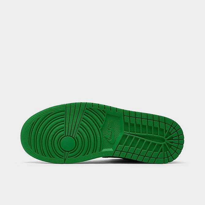 Nike Women's Air Jordan Retro 1 Mid Casual Shoes Black/Lucky Green/Aquatone/Sail - BQ6472 033 8 Nike Women's Air Jordan Retro 1 Mid Casual Shoes Black/Lucky Green/Aquatone/Sail - BQ6472 033 - Image 6