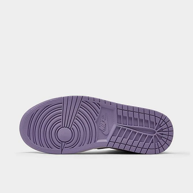 Nike Women's Air Jordan Retro 1 Mid Casual Shoes Action Grape/Sky J Light Purple/Sail - BQ6472 504 8 Nike Women's Air Jordan Retro 1 Mid Casual Shoes Action Grape/Sky J Light Purple/Sail - BQ6472 504 - Image 6
