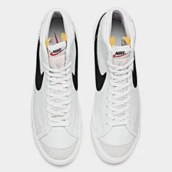 Nike Blazer Mid '77 Vintage Casual Shoes White/Black - BQ6806 100 -Stealth Fit Shop BQ6806 100 P5