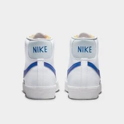 Nike Blazer Mid '77 Vintage Casual Shoes White/Game Royal/Pure Platinum - BQ6806 124 -Stealth Fit Shop BQ6806 124 P4