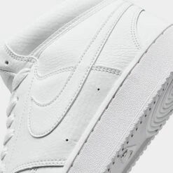 Men's Nike Court Vision Mid Casual Shoes White/White/White - CD5466 100 10 Men's Nike Court Vision Mid Casual Shoes White/White/White - CD5466 100 -Stealth Fit Shop CD5466 100 P3