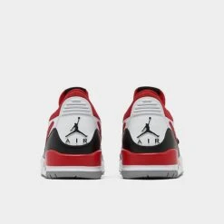 Nike Men's Air Jordan Legacy 312 Low Off-Court Shoes White/Fire Red/Black/Wolf Grey - CD7069 160 -Stealth Fit Shop CD7069 160 P4