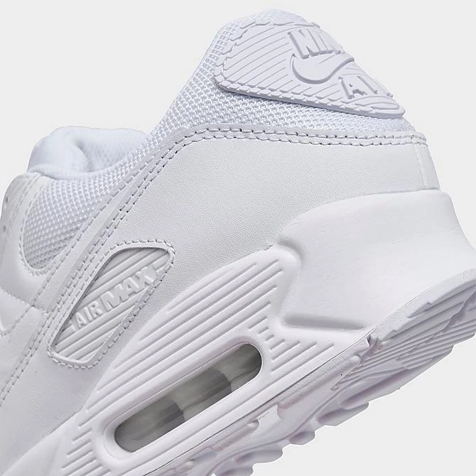 Men's Nike Air Max 90 Casual Shoes White/White/Wolf Grey - CN8490 100 5 Men's Nike Air Max 90 Casual Shoes White/White/Wolf Grey - CN8490 100 - Image 3