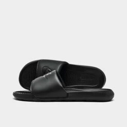 Men's Nike Victori One Slide Sandals Black/Black/Black - CN9675 003