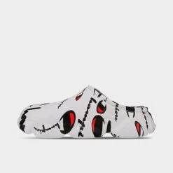 Men's Champion Super Meloso Clog Shoes White/Black - CP102006 110 -Stealth Fit Shop CP102006 110 P3