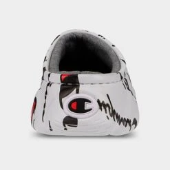 Men's Champion Super Meloso Clog Shoes White/Black - CP102006 110 -Stealth Fit Shop CP102006 110 P4