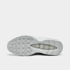 Men's Nike Air Max 95 Essential Casual Shoes White/White/Grey Fog - CT1268 100 -Stealth Fit Shop CT1268 100 P6