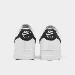 Men's Nike Air Force 1 '07 Casual Shoes White/Black - CT2302 100 -Stealth Fit Shop CT2302 100 P4
