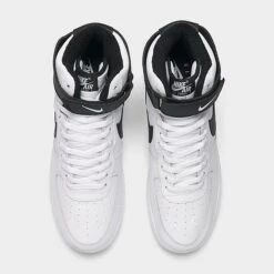 Men's Nike Air Force 1 High '07 Casual Shoes White/Black - CT2303 100 -Stealth Fit Shop CT2303 100 P5