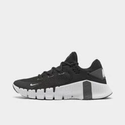 Men's Nike Free Metcon 4 Training Shoes Black/White - CT3886 010