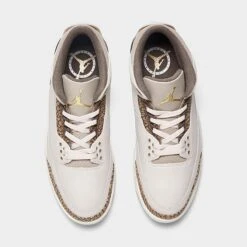 Nike Air Jordan Retro 3 Basketball Shoes Light Orewood Brown/Metallic Gold/Light British Tan/Palomino - CT8532 102 -Stealth Fit Shop CT8532 102 P5