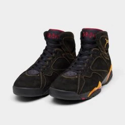 Nike Air Jordan Retro 7 Basketball Shoes Black/Citrus/Varsity Red - CU9307 081 -Stealth Fit Shop CU9307 081 P2
