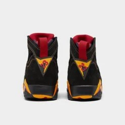 Nike Air Jordan Retro 7 Basketball Shoes Black/Citrus/Varsity Red - CU9307 081 -Stealth Fit Shop CU9307 081 P4