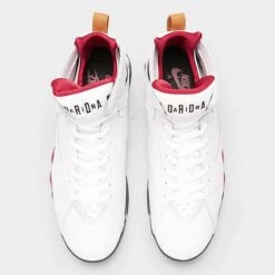 Nike Air Jordan Retro 7 Basketball Shoes White/Black/Cardinal Red/Chutney - CU9307 106 12 Nike Air Jordan Retro 7 Basketball Shoes White/Black/Cardinal Red/Chutney - CU9307 106 -Stealth Fit Shop CU9307 106 P5