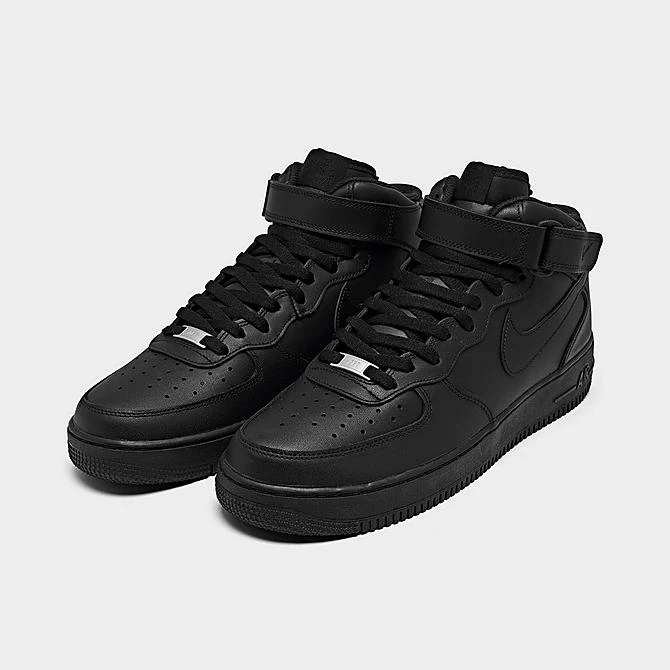 Men's Nike Air Force 1 Mid '07 Casual Shoes Black/Black - CW2289 001 4 Men's Nike Air Force 1 Mid '07 Casual Shoes Black/Black - CW2289 001 - Image 2