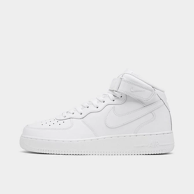 Men's Nike Air Force 1 Mid '07 Casual Shoes White/White - CW2289 111 3 Men's Nike Air Force 1 Mid '07 Casual Shoes White/White - CW2289 111
