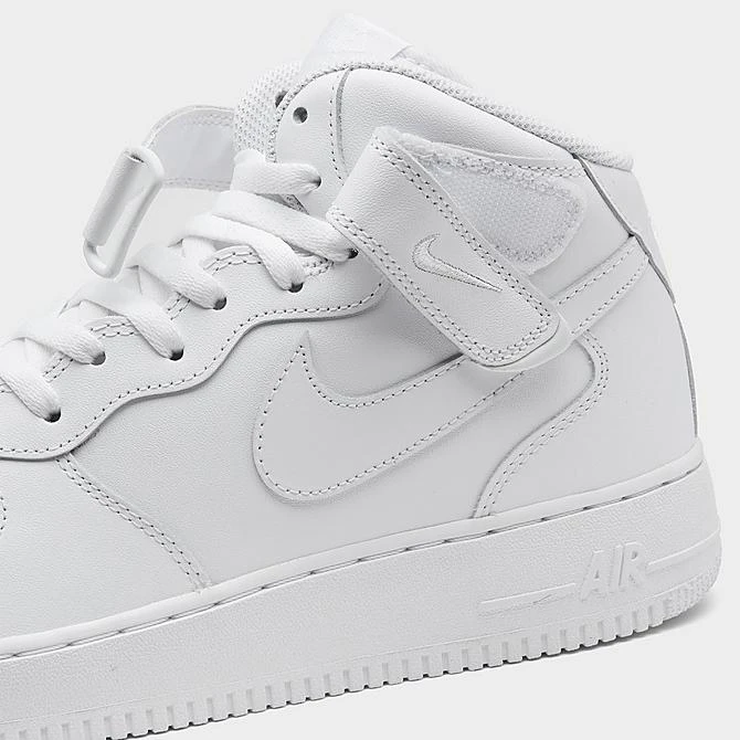 Men's Nike Air Force 1 Mid '07 Casual Shoes White/White - CW2289 111 5 Men's Nike Air Force 1 Mid '07 Casual Shoes White/White - CW2289 111 - Image 3