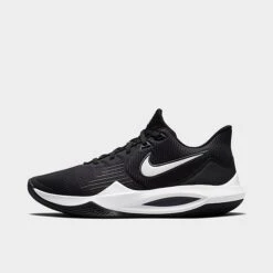 Men's Nike Precision 5 Basketball Shoes Black/Anthracite/White - CW3403 003