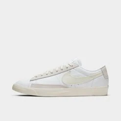 Nike Blazer Low Leather Casual Shoes White/Sail/Platinum Tint - CW7585 100
