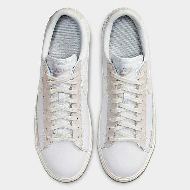 Nike Blazer Low Leather Casual Shoes White/Sail/Platinum Tint - CW7585 100 7 Nike Blazer Low Leather Casual Shoes White/Sail/Platinum Tint - CW7585 100 - Image 5