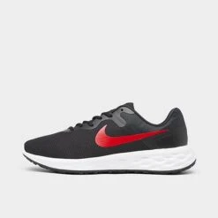 Men's Nike Revolution 6 Next Nature Running Shoes Black/University Red/Anthracite - DC3728 005