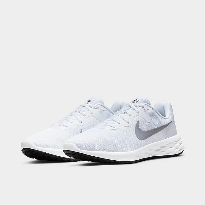 Men's Nike Revolution 6 Next Nature Running Shoes White/Wolf Grey/Pure Platinum/Black - DC3728 100 4 Men's Nike Revolution 6 Next Nature Running Shoes White/Wolf Grey/Pure Platinum/Black - DC3728 100 - Image 2