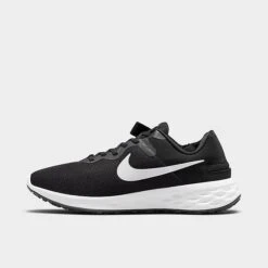 Men's Nike Revolution 6 FlyEase Next Nature Running Shoes Black/Iron Grey/White - DC8992 003