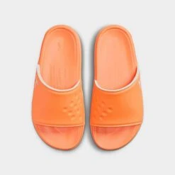 Nike Men's Jordan Play Slide Sandals Bright Citrus/White - DC9835 801 -Stealth Fit Shop DC9835 801 P5