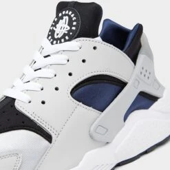 Men's Nike Air Huarache Casual Shoes Grey Fog/Wolf Grey/Black/Obsidian - DD1068 005 -Stealth Fit Shop DD1068 005 P3