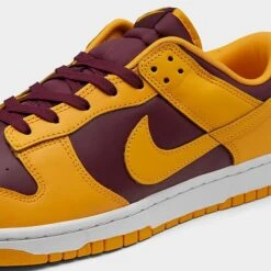 Nike Dunk Low Retro Casual Shoes University Gold/Deep Maroon/White - DD1391 702 -Stealth Fit Shop DD1391 702 P3