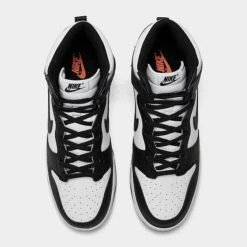 Nike Dunk High Retro Casual Shoes White/Black/Total Orange - DD1399 105 -Stealth Fit Shop DD1399 105 P5