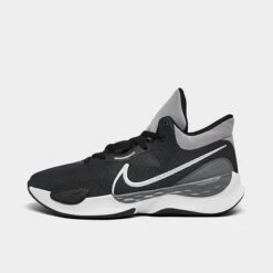 Nike Renew Elevate 3 Basketball Shoes Black/White/Wolf Grey/Cool Grey - DD9304 002