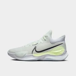 Nike Renew Elevate 3 Basketball Shoes Barely Green/Cave Purple/Barely Volt/Football Grey/Coconut Milk - DD9304 300