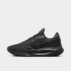 Men's Nike Precision 6 Basketball Shoes Black/Anthracite/Black - DD9535 001