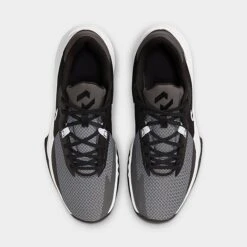 Men's Nike Precision 6 Basketball Shoes Black/White/Iron Grey/White - DD9535 003 -Stealth Fit Shop DD9535 003 P5