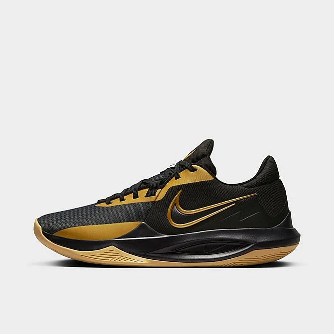 Men's Nike Precision 6 Basketball Shoes Black/Metallic Gold - DD9535 005 3 Men's Nike Precision 6 Basketball Shoes Black/Metallic Gold - DD9535 005