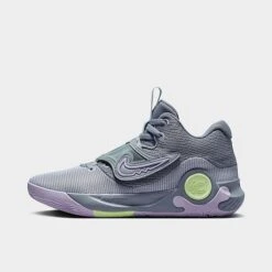 Nike KD Trey 5 X Basketball Shoes Particle Grey/Football Grey/Lilac/Violet Frost/Barely Volt - DD9538 012