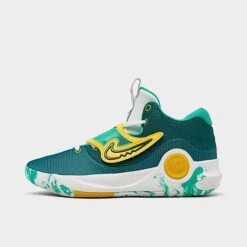 Nike KD Trey 5 X Basketball Shoes Clear Jade/Geode Teal/Sail/Vivid Sulfur - DD9538 300
