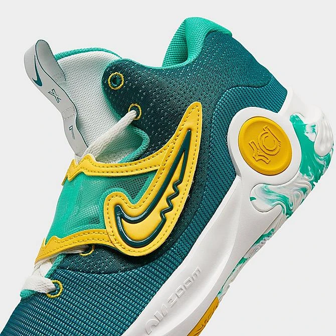 Nike KD Trey 5 X Basketball Shoes Clear Jade/Geode Teal/Sail/Vivid Sulfur - DD9538 300 5 Nike KD Trey 5 X Basketball Shoes Clear Jade/Geode Teal/Sail/Vivid Sulfur - DD9538 300 - Image 3
