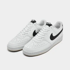 Men's Nike Court Vision Low Next Nature Casual Shoes White/White/Sesame/Black - DH2987 107 -Stealth Fit Shop DH2987 107 P2
