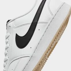 Men's Nike Court Vision Low Next Nature Casual Shoes White/White/Sesame/Black - DH2987 107 -Stealth Fit Shop DH2987 107 P3