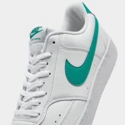 Men's Nike Court Vision Low Next Nature Casual Shoes White/Clear Jade - DH2987 109 -Stealth Fit Shop DH2987 109 P3