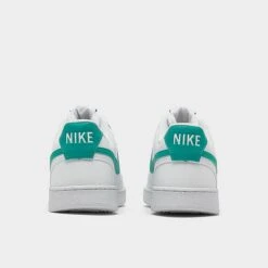 Men's Nike Court Vision Low Next Nature Casual Shoes White/Clear Jade - DH2987 109 -Stealth Fit Shop DH2987 109 P4