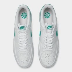 Men's Nike Court Vision Low Next Nature Casual Shoes White/Clear Jade - DH2987 109 -Stealth Fit Shop DH2987 109 P5