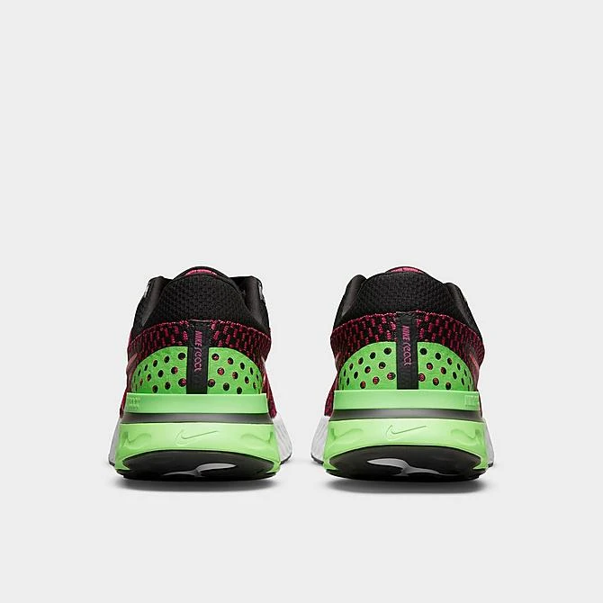 Men's Nike React Infinity 3 Running Shoes Black/Green Strike/Team Red/Siren Red - DH5392 003 7 Men's Nike React Infinity 3 Running Shoes Black/Green Strike/Team Red/Siren Red - DH5392 003 - Image 5