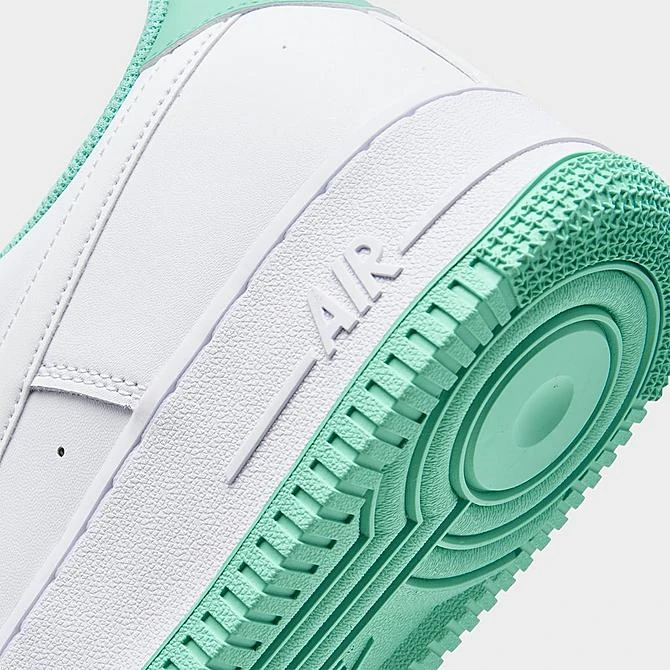 Men's Nike Air Force 1 Low Casual Shoes White/White/Light Menta - DH7561 107 5 Men's Nike Air Force 1 Low Casual Shoes White/White/Light Menta - DH7561 107 - Image 3