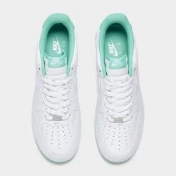 Men's Nike Air Force 1 Low Casual Shoes White/White/Light Menta - DH7561 107 12 Men's Nike Air Force 1 Low Casual Shoes White/White/Light Menta - DH7561 107 -Stealth Fit Shop DH7561 107 P5