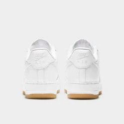 Men's Nike Air Force 1 '07 Gum Casual Shoes White/White/Gum Light Brown - DJ2739 100 11 Men's Nike Air Force 1 '07 Gum Casual Shoes White/White/Gum Light Brown - DJ2739 100 -Stealth Fit Shop DJ2739 100 P4