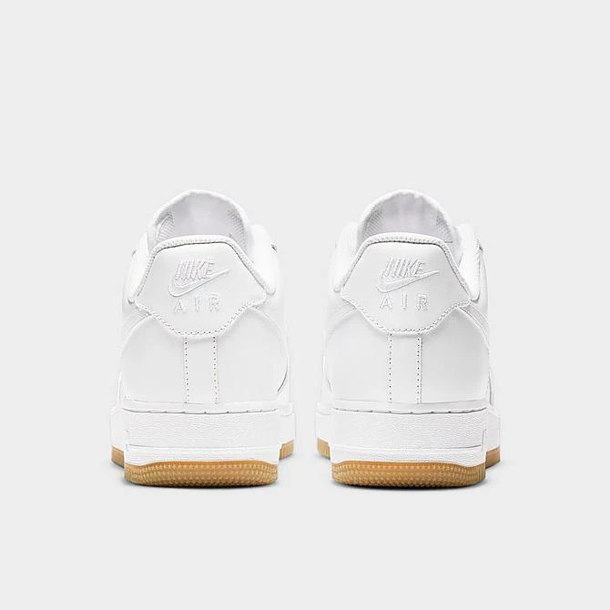 Men's Nike Air Force 1 '07 Gum Casual Shoes White/White/Gum Light Brown - DJ2739 100 6 Men's Nike Air Force 1 '07 Gum Casual Shoes White/White/Gum Light Brown - DJ2739 100 - Image 4